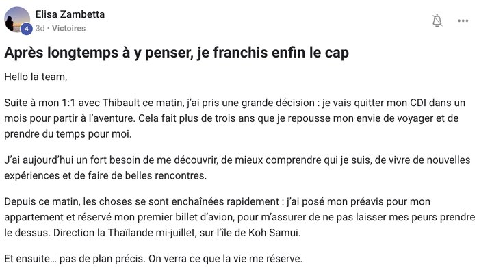 Témoignage client
